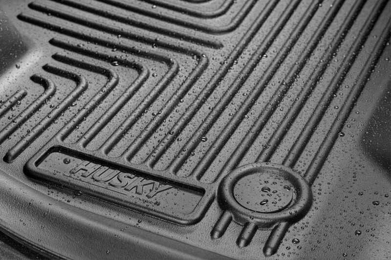 GMC Acadia Floor Mats - Front - Husky Liners - X-Act Contour - Black - `24-`27